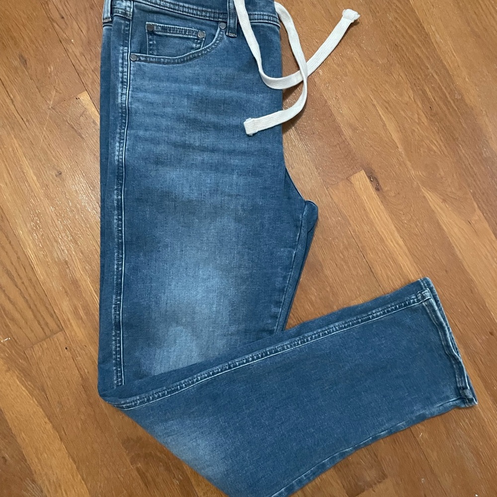 UpWest Blue Straight Leg Jeans Classic Denim